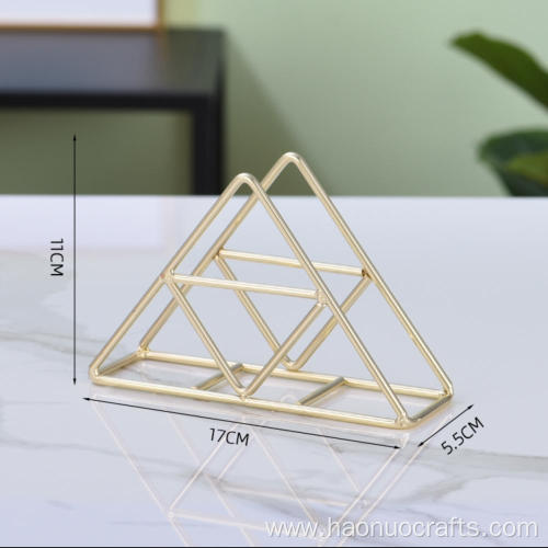 Modern simple triangular paper towel holder